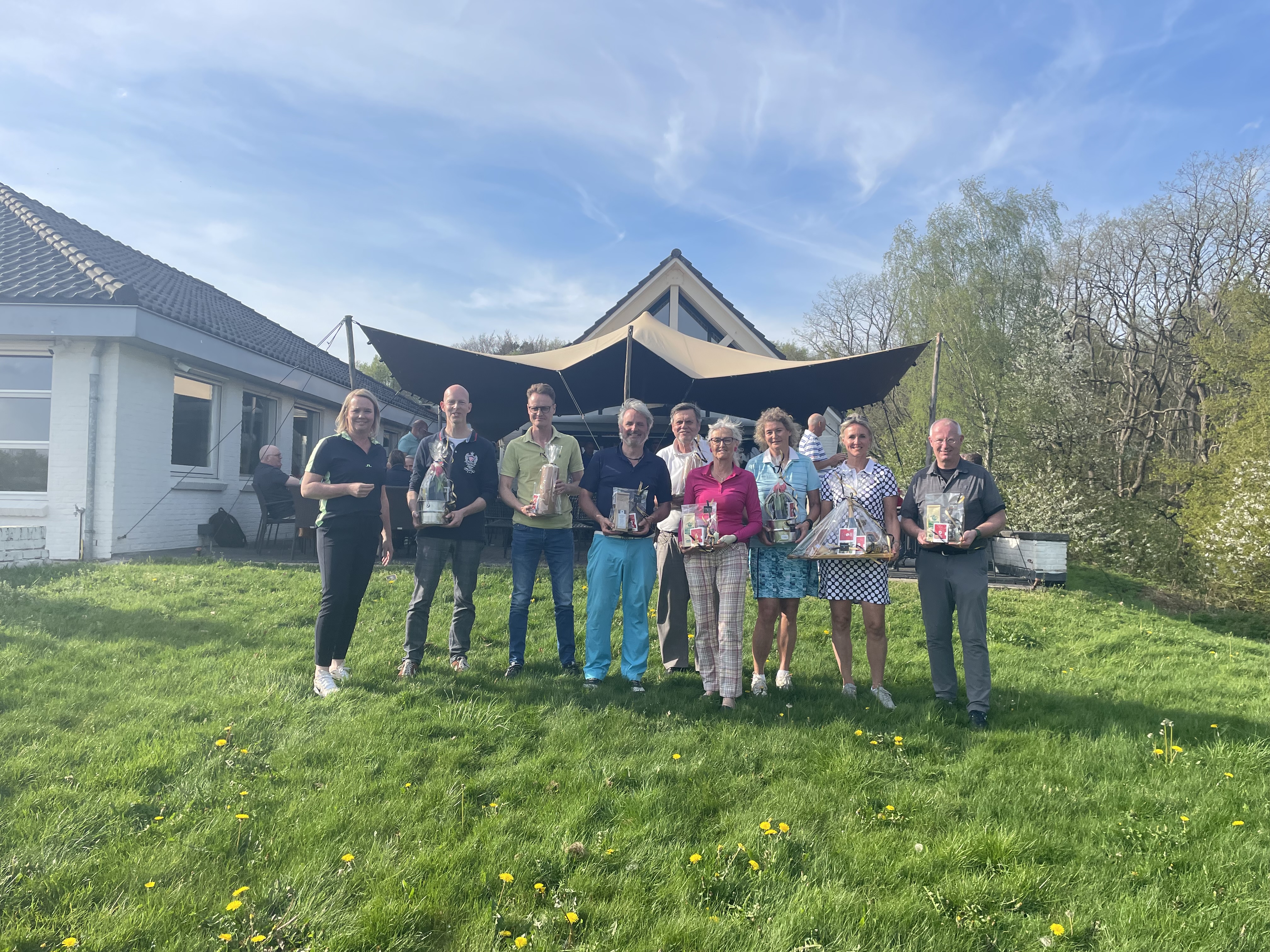 Prijswinaars 18 holes openingswedstrijd Het Rijk Golf tour op Golfbaan Het Rijk van Nijmegen